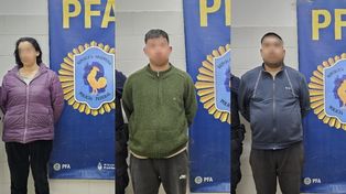 Los tres nuevos detenidos en el viejo búnker de la cortada.&nbsp;