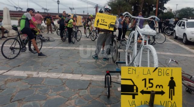 Ciclistas marchan por la muerte de José Córdoba