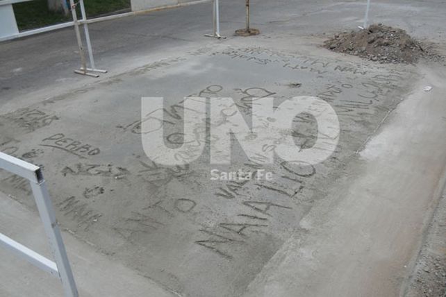 Preocupan los hechos de vandalismo en las obras de bacheo en la ciudad