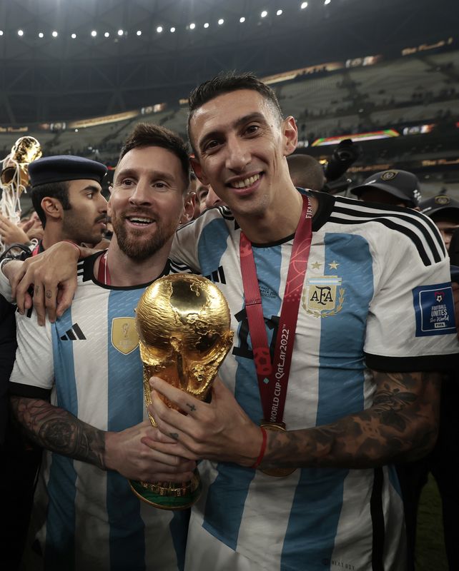 Campeones del mundo en Qatar 2022.