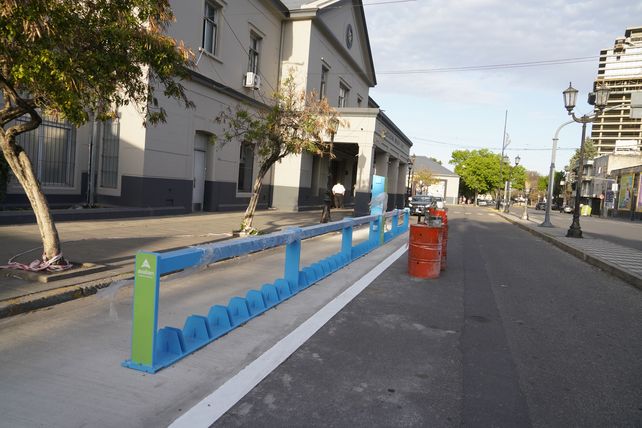 El municipio instaló además un puesto de bicis en la estación de trenes Rosario Norte