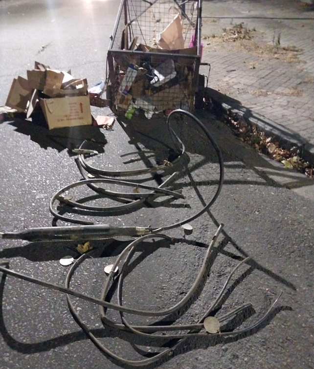 Detenidos por robar cables de una cámara subterránea en el macrocentro