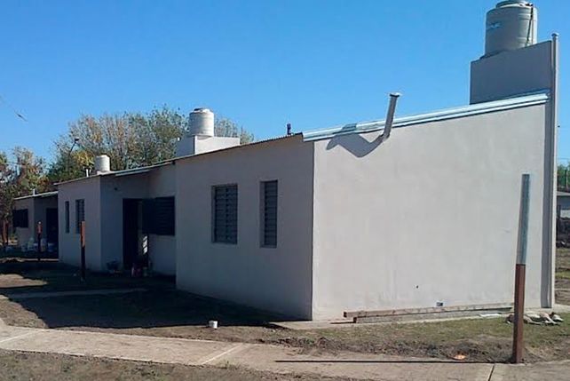 Las flamantes viviendas.