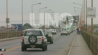Los fondos para el puente Santa Fe-Santo Tomé vienen a cuentagotas