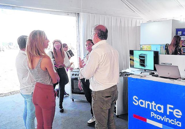 El stand de Santa Fe en Agroactiva fue escenario de múltiples contactos.