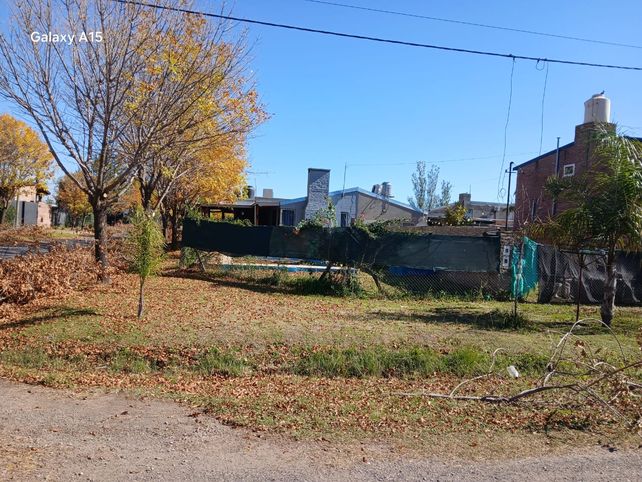 La fila de casas linderas en Funes City donde se generó el conflicto