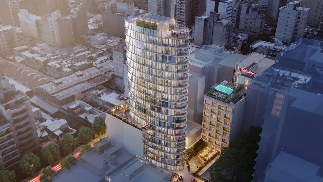 Hampton by Hilton Rosario de 103 habitaciones será una pieza clave en Iconcenter, el primer complejo de usos mixtos del centro rosarino
