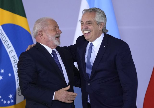 Lula Da Silva y Alberto Fernández, presidentes de Brasil y Argentina respectivamente. 