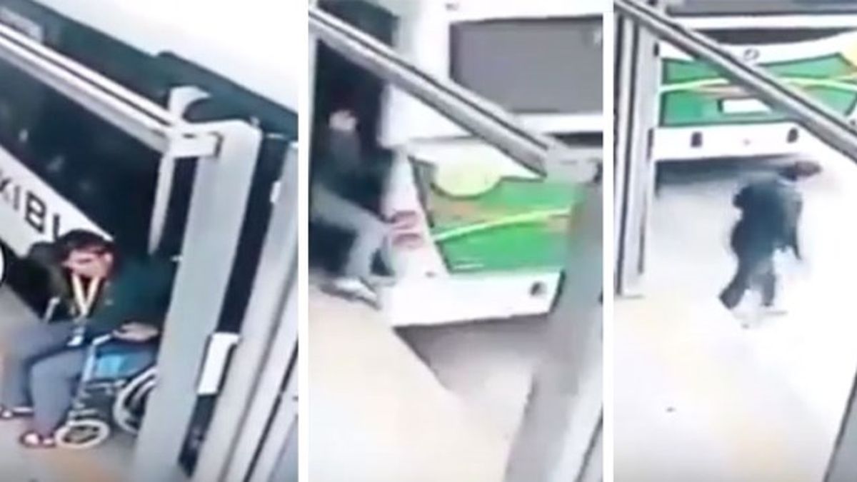 Una mujer en silla de ruedas caminó tras ser atropellada por un colectivo