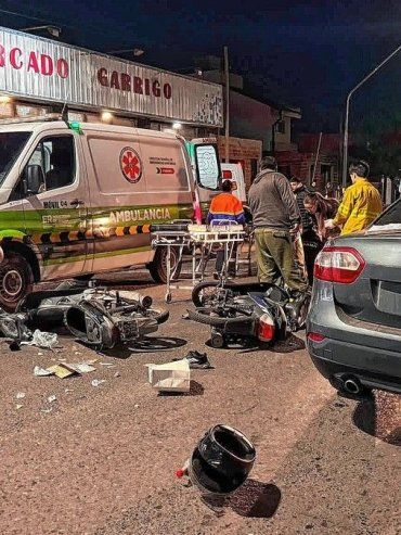 Un accidente de tránsito en Paraná dejó como saldo tres personas heridas
