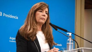 La portavoz presidencial, Gabriela Cerruti.&nbsp;