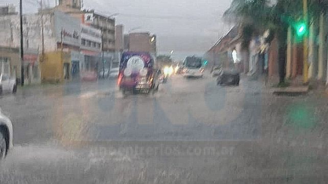 Viernes&nbsp; con lluvias y tormentas en para gran parte de Entre Ríos