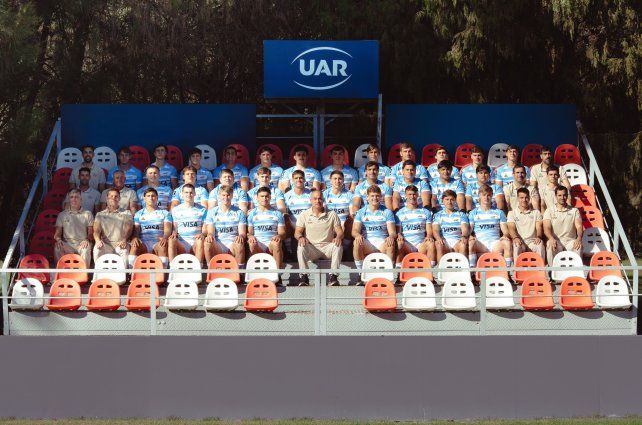 Plantel completo. El seleccionado argentino