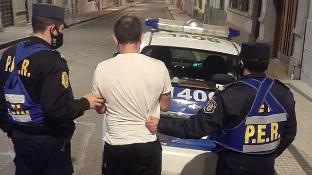 El hombre fue trasladado a Alcaldía de Tribunales por violencia de género