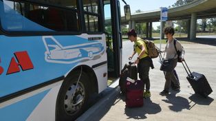Está cerca el Aerobus que conectará la terminal con el aeropuerto