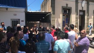 Acá nos robaron a todos: vecinos de Barranquitas se movilizaron a la comisaría