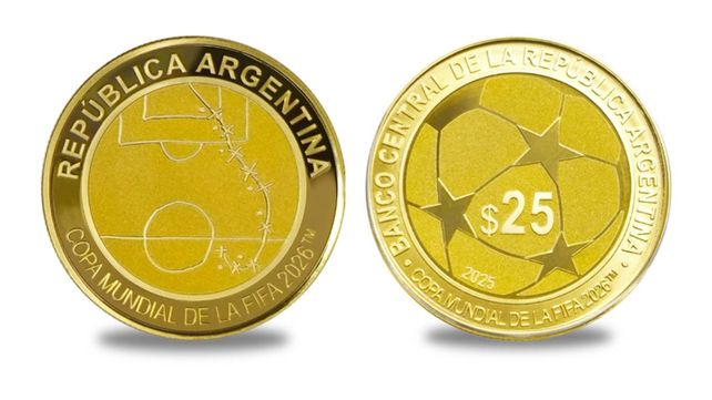 Las monedas lanzadas por el BCRA tienen su versión en oro y en plata