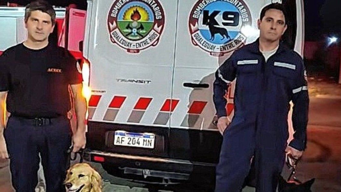Gastón Velázquez y Osiris López, los bomberos de Gualeguay que viajarán a Venezuela. Gastón Velázquez y Osiris López, los bomberos de Gualeguay que viajarán a Venezuela.