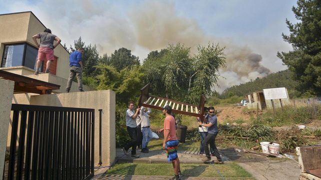 Las imágenes más estremecedoras de los incendios forestales en Chile