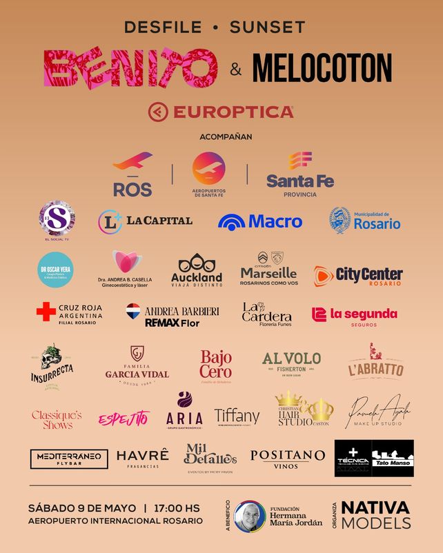El Aeropuerto de Rosario se abre a un evento solidario con moda y cultura