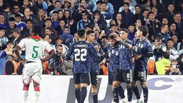 Argentina aplastó a Burkina Faso.