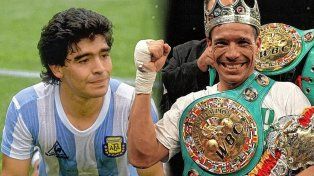 Maravilla Martínez y un retrato eterno de Diego Maradona: Se nace
