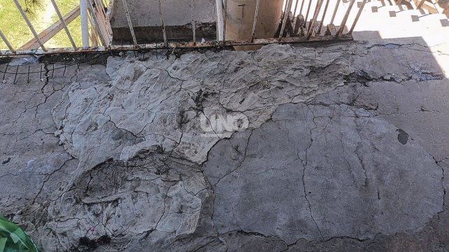 Alerta en el Fonavi San Jerónimo: vecinos denuncian peligro de derrumbe de estructuras de una de las torres