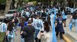 Santafesinos, presentes en el Monumental para vivir la última noche de Messi con la Selección