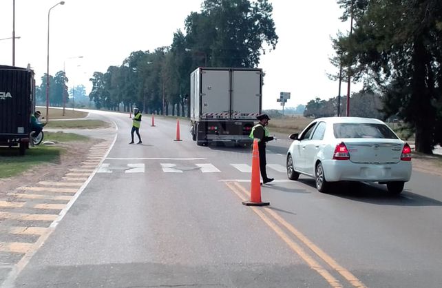 Los operativos de control que se realizan en la Ruta 1