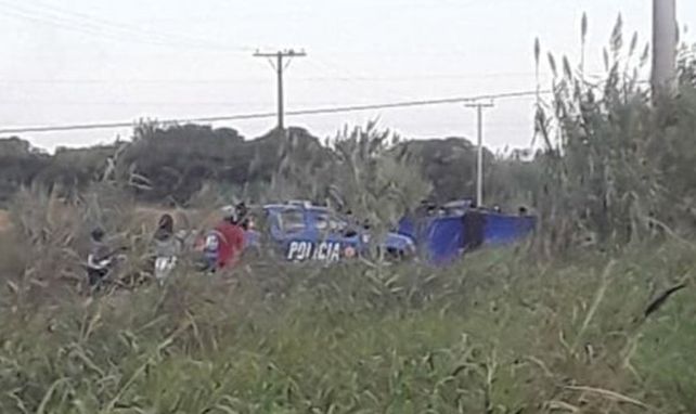 El cuerpo fue hallado a la altura del kilómetro 5 de la ruta 18. (Foto: vía twitter @joseLjuarezJOSE)