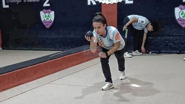 Entrenamiento. Mili viajaba dos veces al mes a Río Cuarto a entrenar en la superficie que se utilizó para los Juegos en Paraguay.