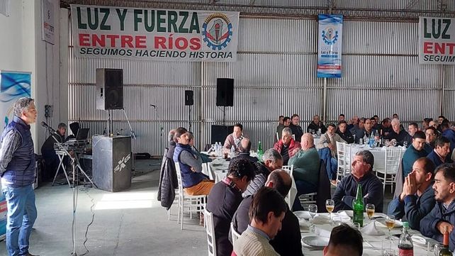 Luz y Fuerza Villaguay: encuentro de afiliados y afliliadas Empas