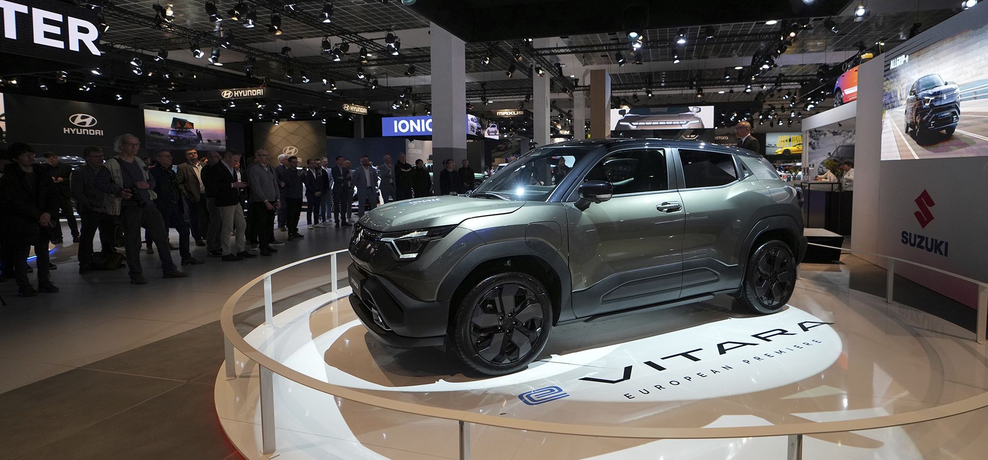 El nuevo Suzuki Vitara se presentará en Europa en el Salón del Automóvil de Bruselas, el viernes 10 de enero de 2025. (Foto AP/Virginia Mayo) El nuevo Suzuki Vitara se presentará en Europa en el Salón del Automóvil de Bruselas, el viernes 10 de enero de 2025. (Foto AP/Virginia Mayo)