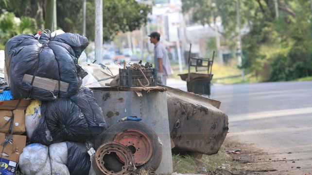 Injusto. Las pertenencias de la familia quedaron en la calle.&nbsp;