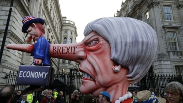 Marcha. Un millón de personas pidieron el sábado en Londres un segundo referéndum sobre el Brexit.&nbsp; .