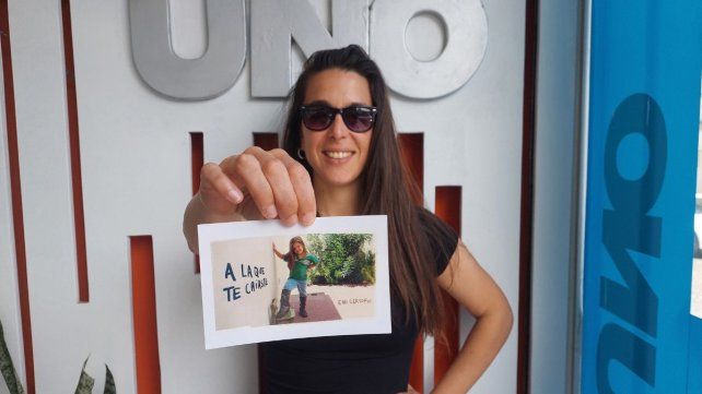 Emilia Cersofio en la redacción de UNO