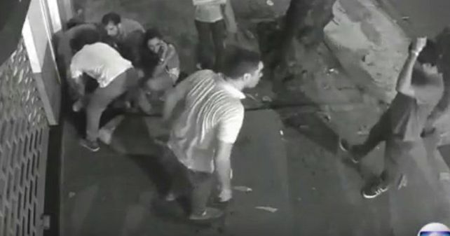 Los momentos posteriores al golpe que resultaría fatal para Matías en Río de Janeiro.