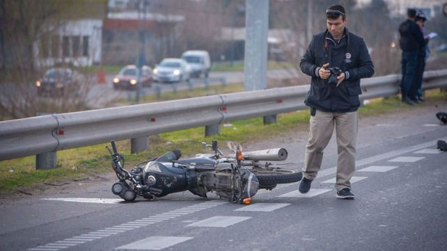 La moto en la que viajaba la víctima será sometida a pericias.&nbsp;