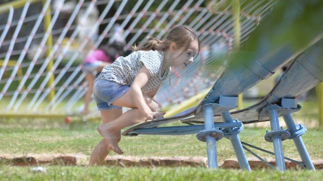 Tras días inestables climatológicamente, muchas familias salieron de sus casas a disfrutar del aire libre