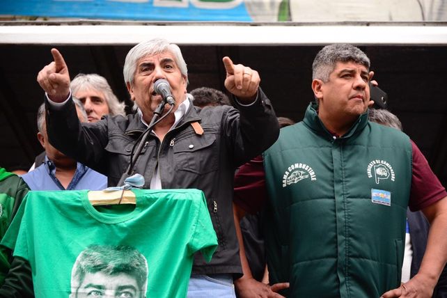 Hugo y Pablo Moyano