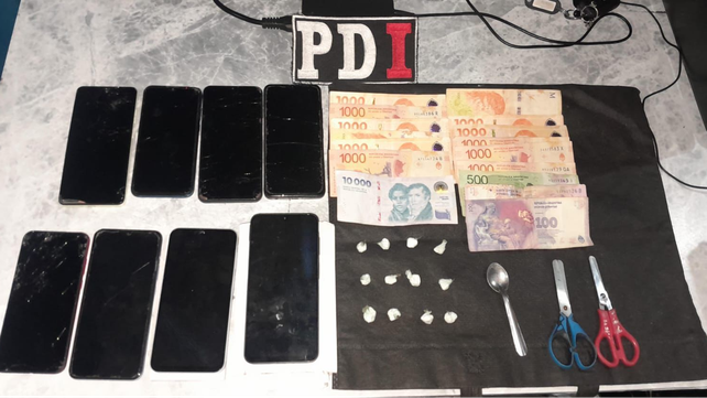 La droga incautada