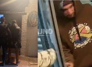 San José del Rincón: quedó filmado cuando intentaba robar y se entregó tras quedar cercado por la Policía