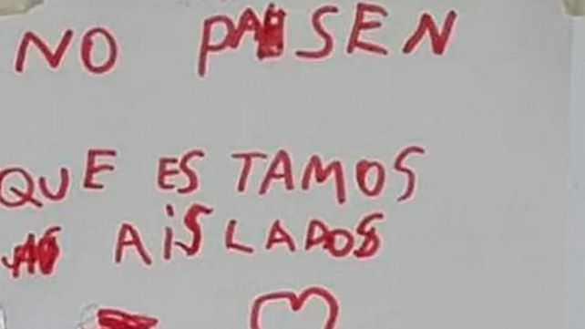 La conmovedora carta que una nena le dejó a los Reyes para que no entren a su casa y se cuiden.&nbsp;