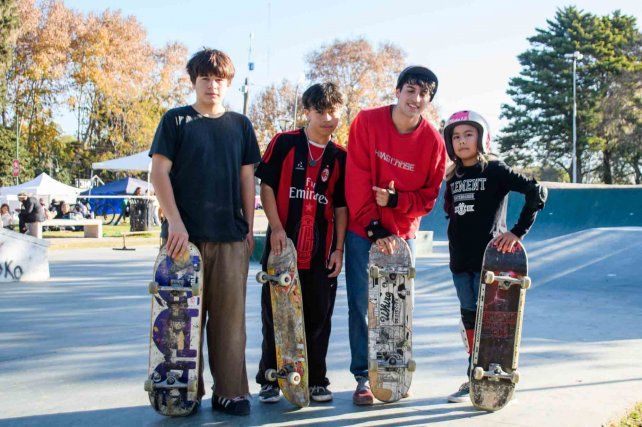 Ramiro Carreño, Dylan Fernández, Mauricio Ramírez y Thian Fernández
