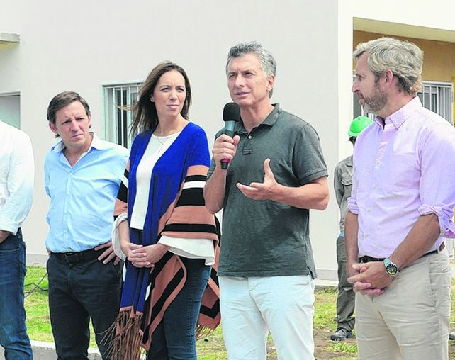 Procrear. El presidente Macri en el relanzamiento del programa.