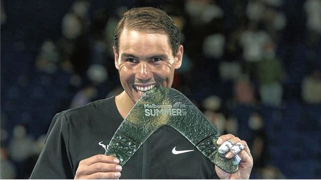 Rafael Nadal se consagró campeón del ATP del Melbourne.