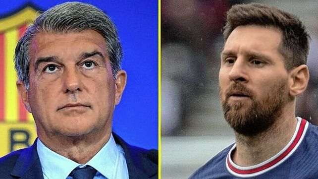 Barcelona: Laporta negó por ahora, el eventual regreso de Messi