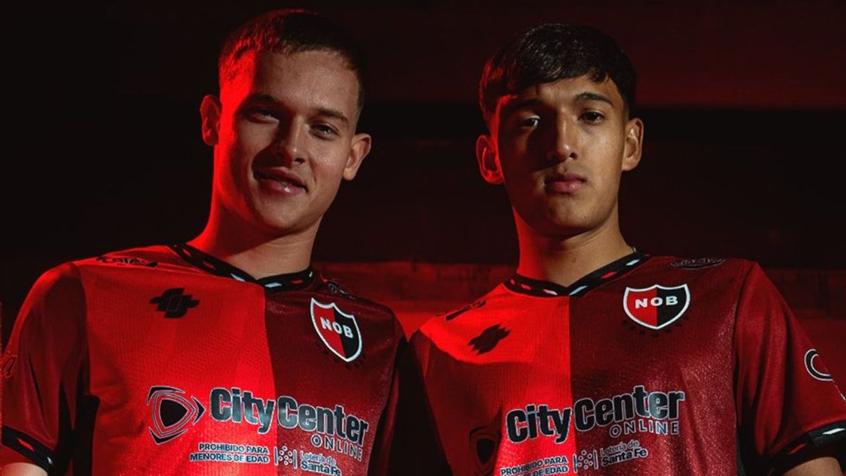 Fuego leproso: Newells presentó su tercera camiseta con una llamativa combinación
