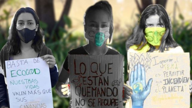 Alumnas de Villa Paranacito piden por la Ley de Humedales