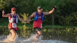 Villa Urquiza se prepara para el trail al atardecer.
